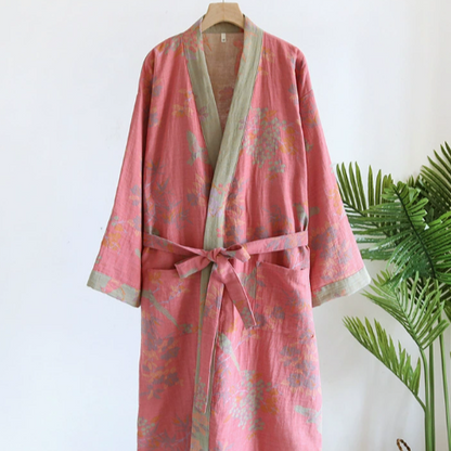 Cozy Cotton Waffle Robe - Soft and Absorbent