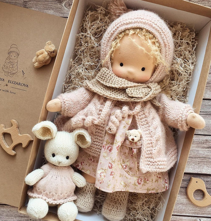 Plush Handmade Teddy Bear Doll for Hugs and Comfort - Halri