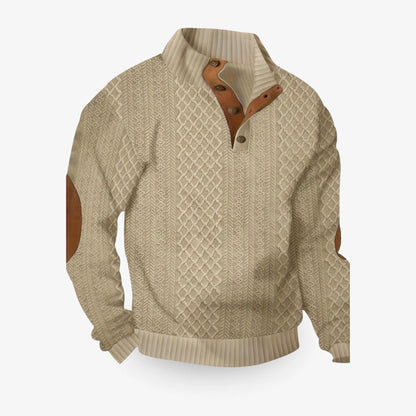 Cozy Crew Neck Men's Sweater - Befez
