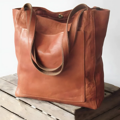 Ladies Genuine Leather Handbag - Befez