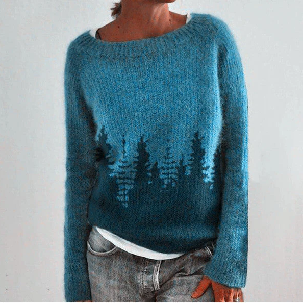 Vintage Ladies Crew Neck Sweater - Befez