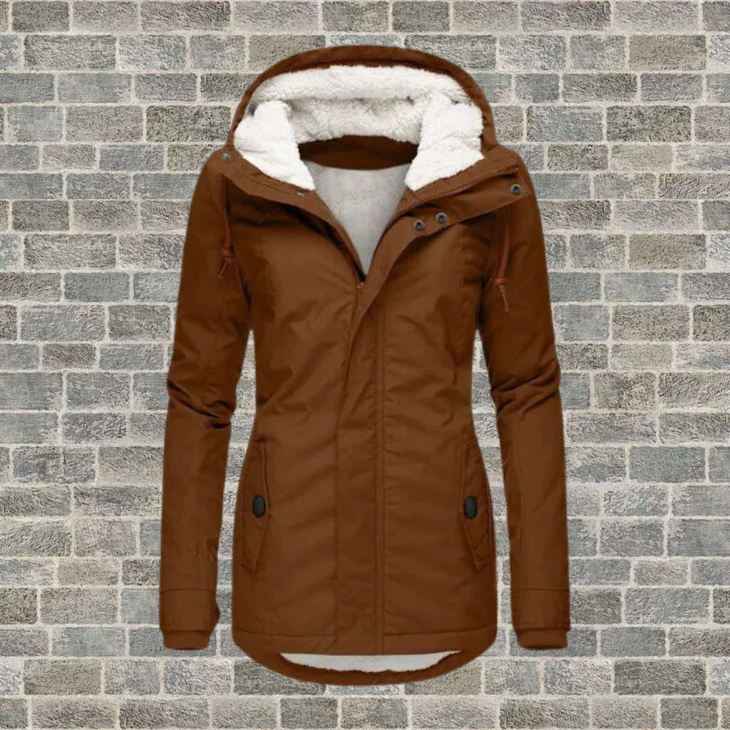 Fitted Hooded Cotton Jacket