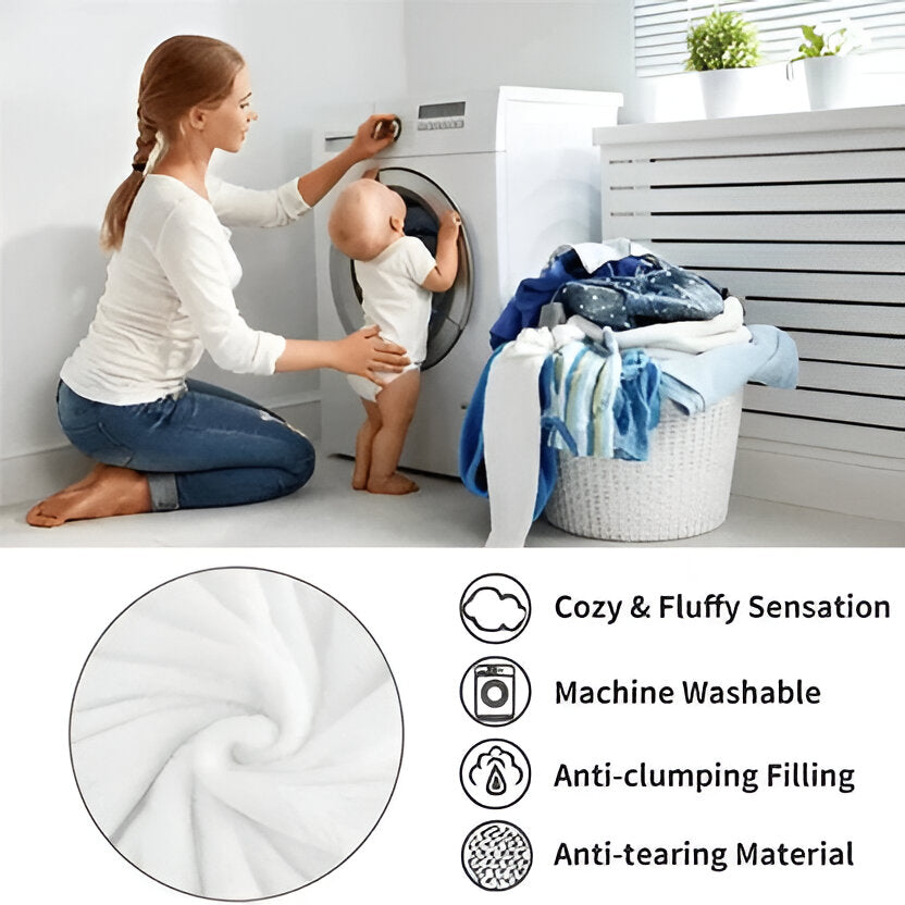 Cozy Plush Throw Blanket with Classic Style