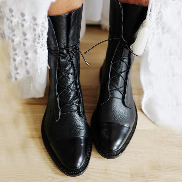 Classic High Heel Ankle Boots For Ladies - Befez