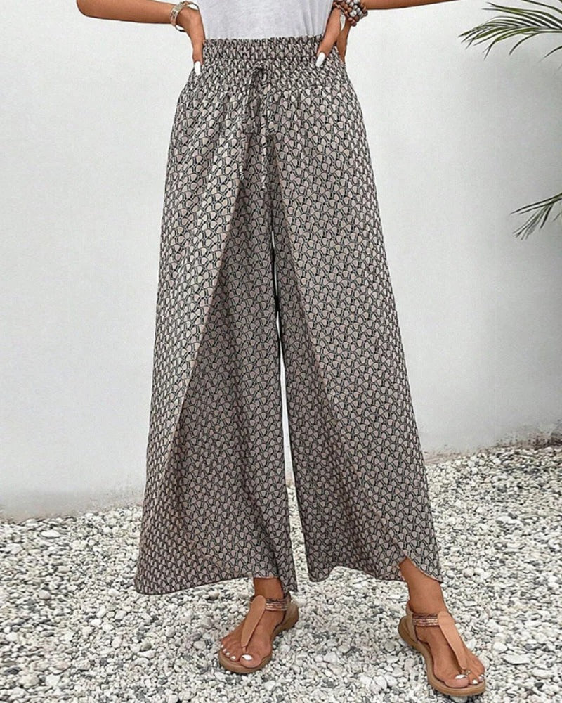 Ladies' Pants With Chic Pattern