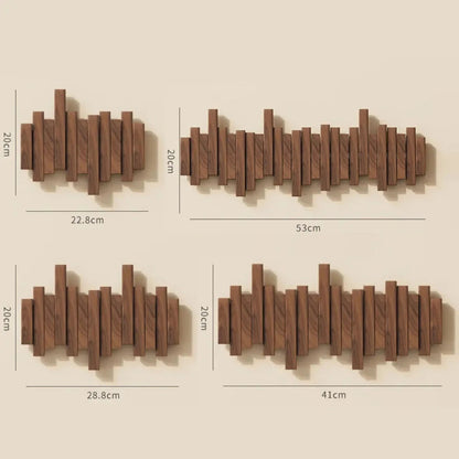 Classic Wood Wall Closet with Piano Key Design - Halri