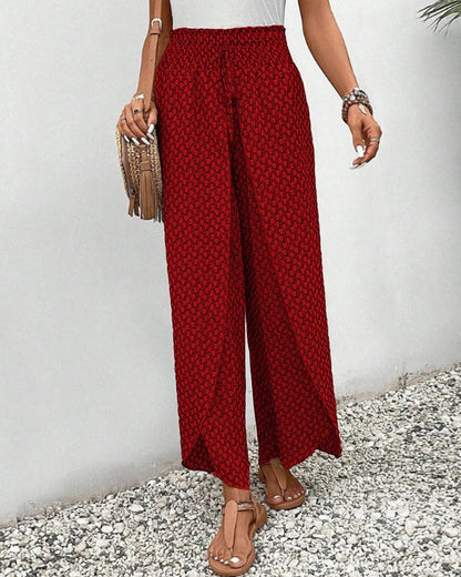Ladies' Pants With Chic Pattern