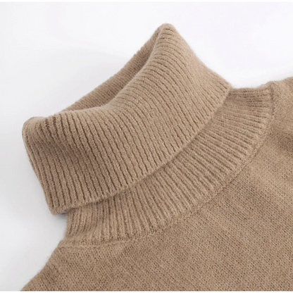 Warm High Neck Knit Sweater