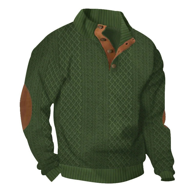 Cozy Crew Neck Men's Sweater
