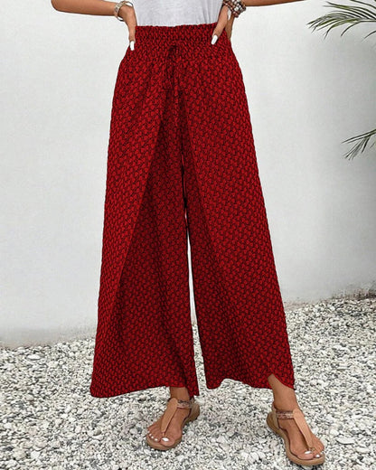 Ladies' Pants With Chic Pattern