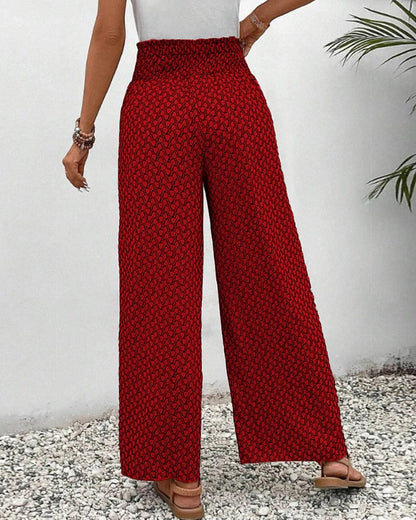 Ladies' Pants With Chic Pattern