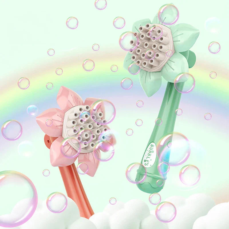Colorful Flower Bubble Machine - Halri