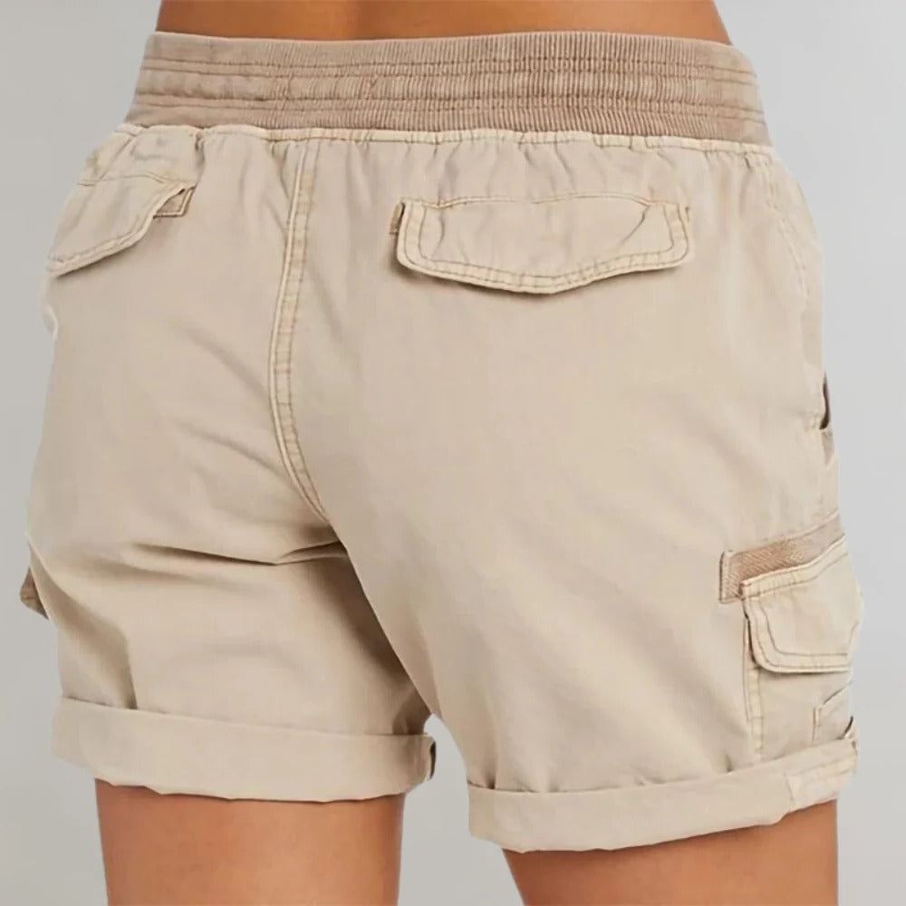 Ladies' Comfort Fit High Waist Shorts