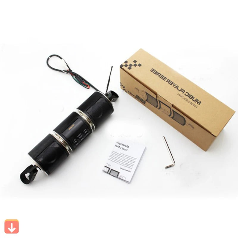 Waterproof Bike Bluetooth Speaker with Radio