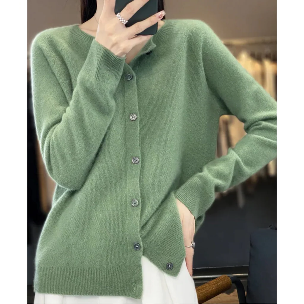 Ladies' Crew Neck Knit Sweater