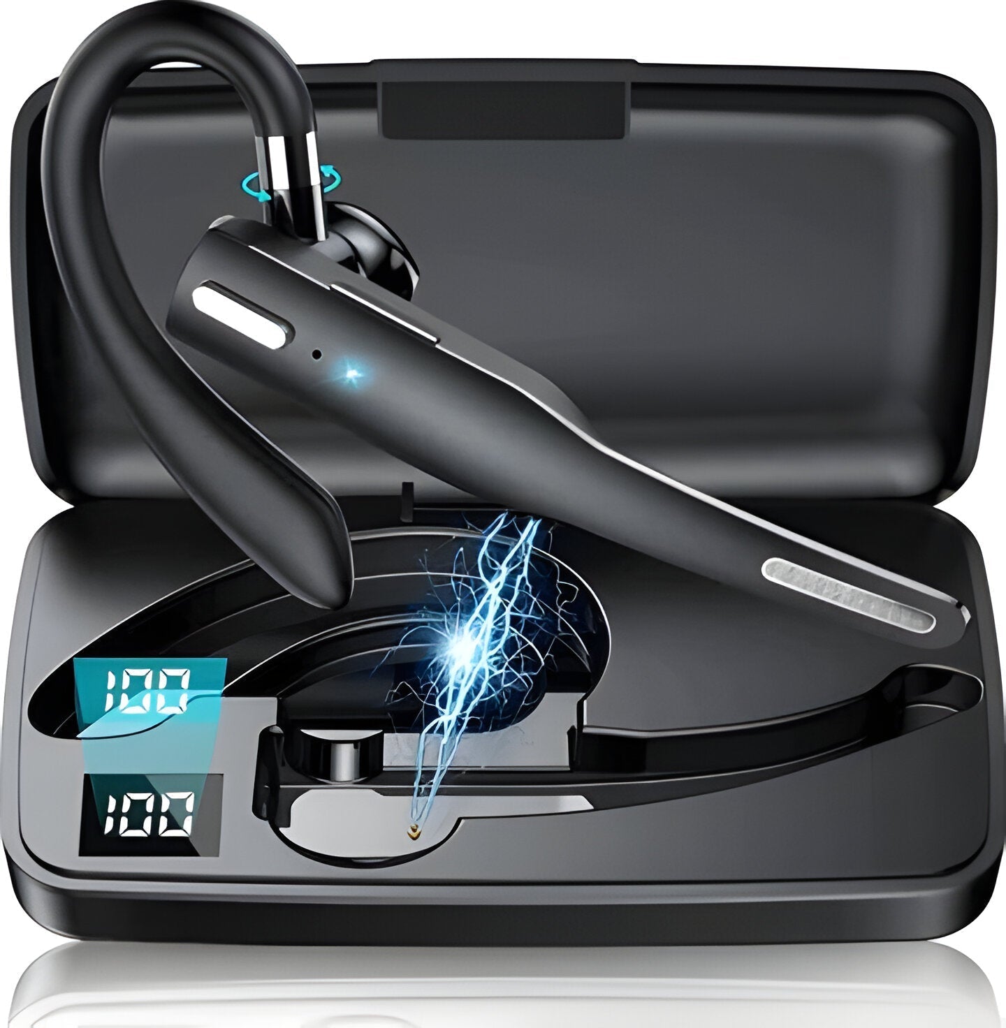 Cordless Bluetooth Earbuds with Dual Mics and Noise Reduction