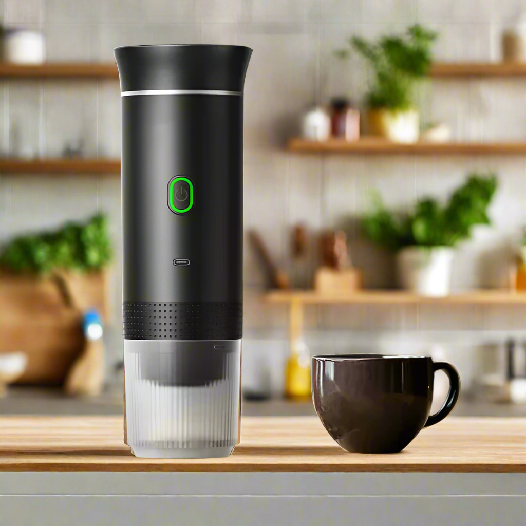 Compact 3-in-1 Coffee Machine with Grinder & Frother - Halri