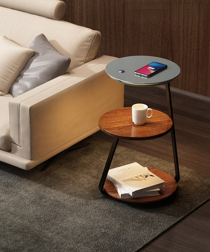 Compact 2-Tier Space Saving Table Lamp