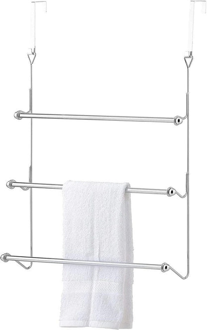 Space Saving Bathroom Towel Bar Rack Organizer
