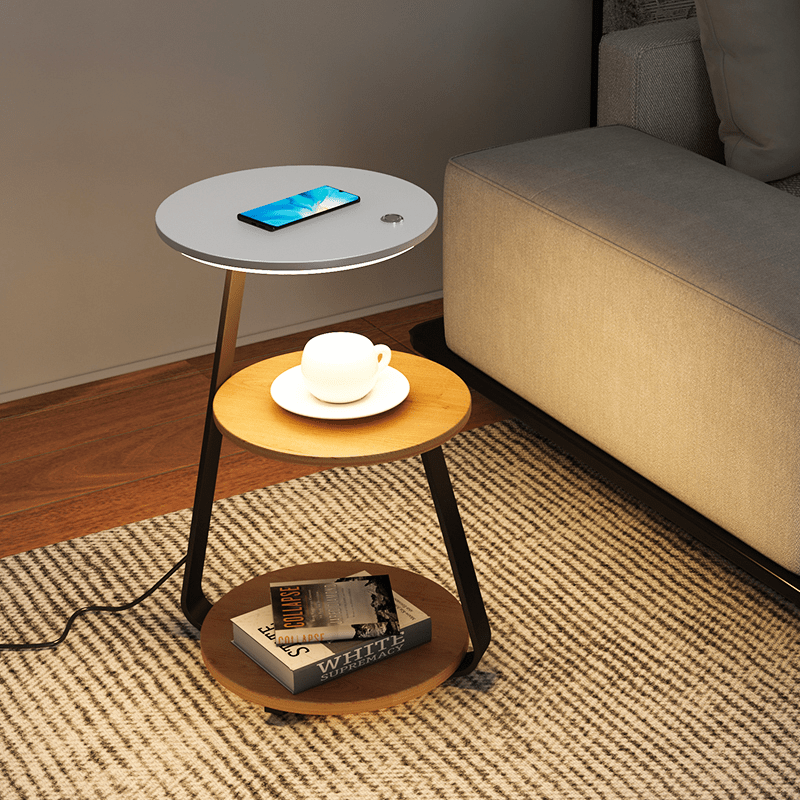 Compact 2-Tier Space Saving Table Lamp