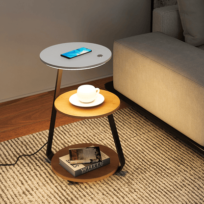Compact 2-Tier Space Saving Table Lamp