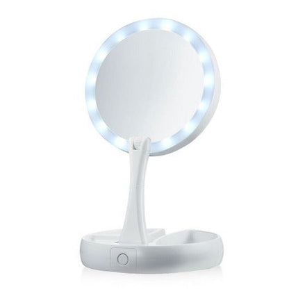Portable LED Travel Mirror