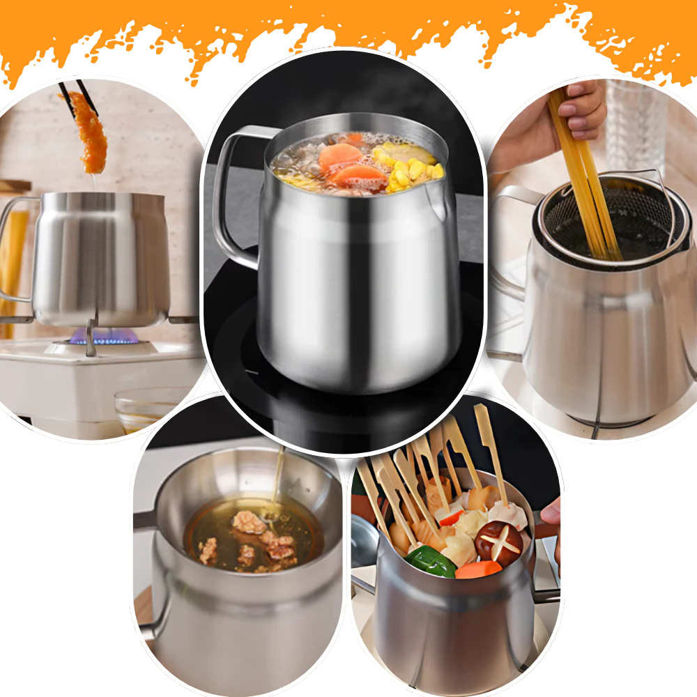 Large Capacity Dual Function Frying Pan