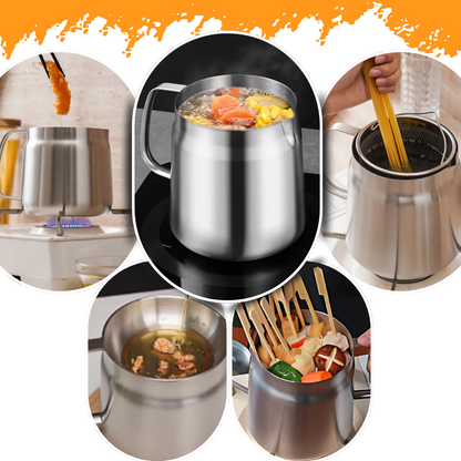 Large Capacity Dual Function Frying Pan
