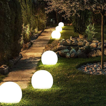 Waterproof Solar Globe Lamp - 16 Color LED Outdoor Light