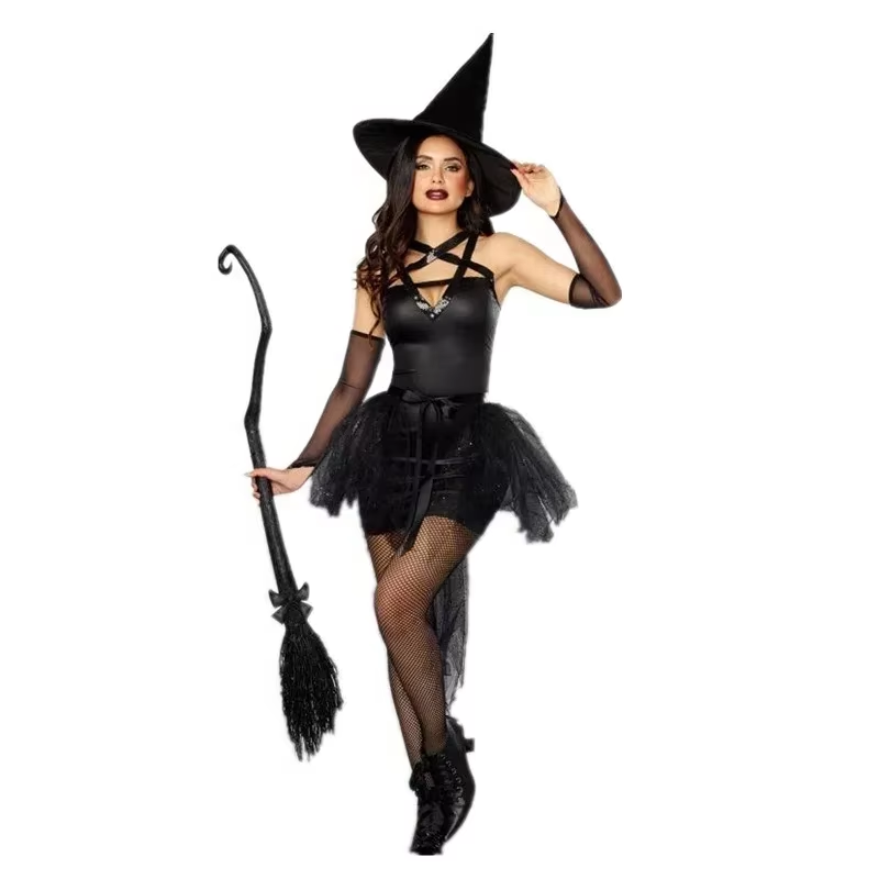 Authentic Witch Halloween Costume for Women Adult Fancy Dress
