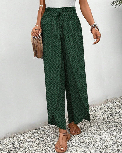 Ladies' Pants With Chic Pattern