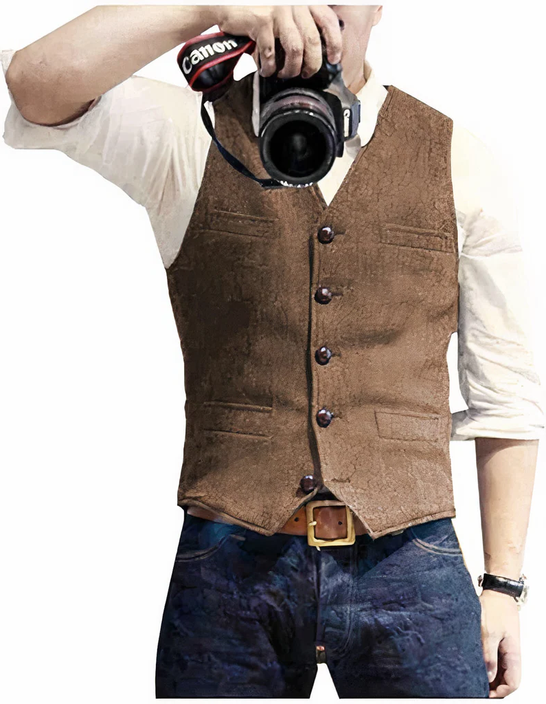 Trendy Men's Vest Jacket