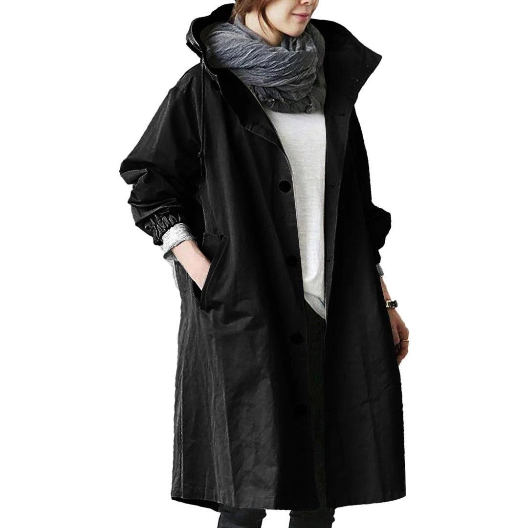 Ladies Waterproof Full Length Trench Coat
