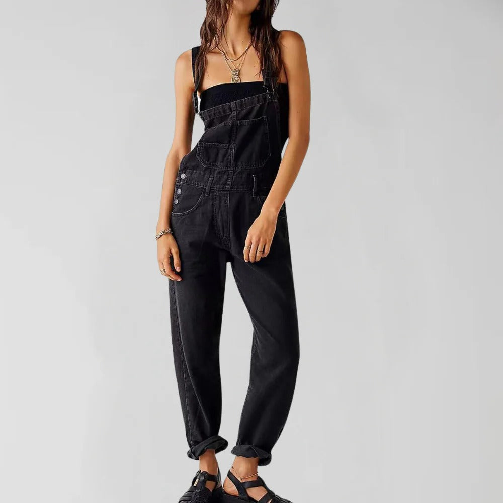 Fashionable Blue Jeans Jumpsuit for Women
