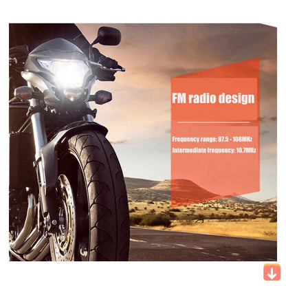 Waterproof Bike Bluetooth Speaker with Radio