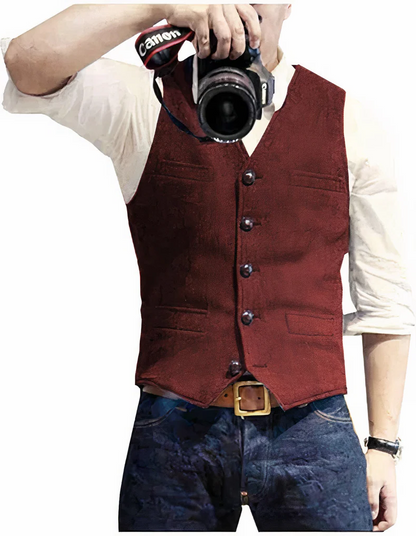 Trendy Men's Vest Jacket