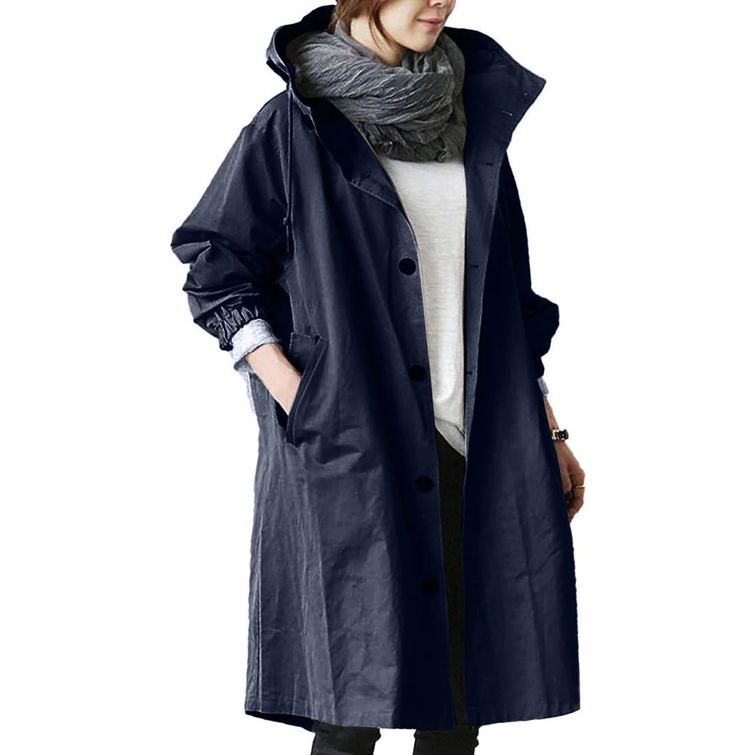 Ladies Waterproof Full Length Trench Coat
