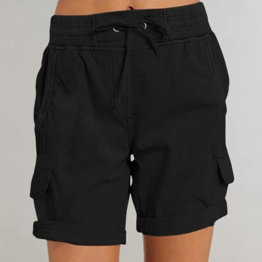 Ladies' Comfort Fit High Waist Shorts