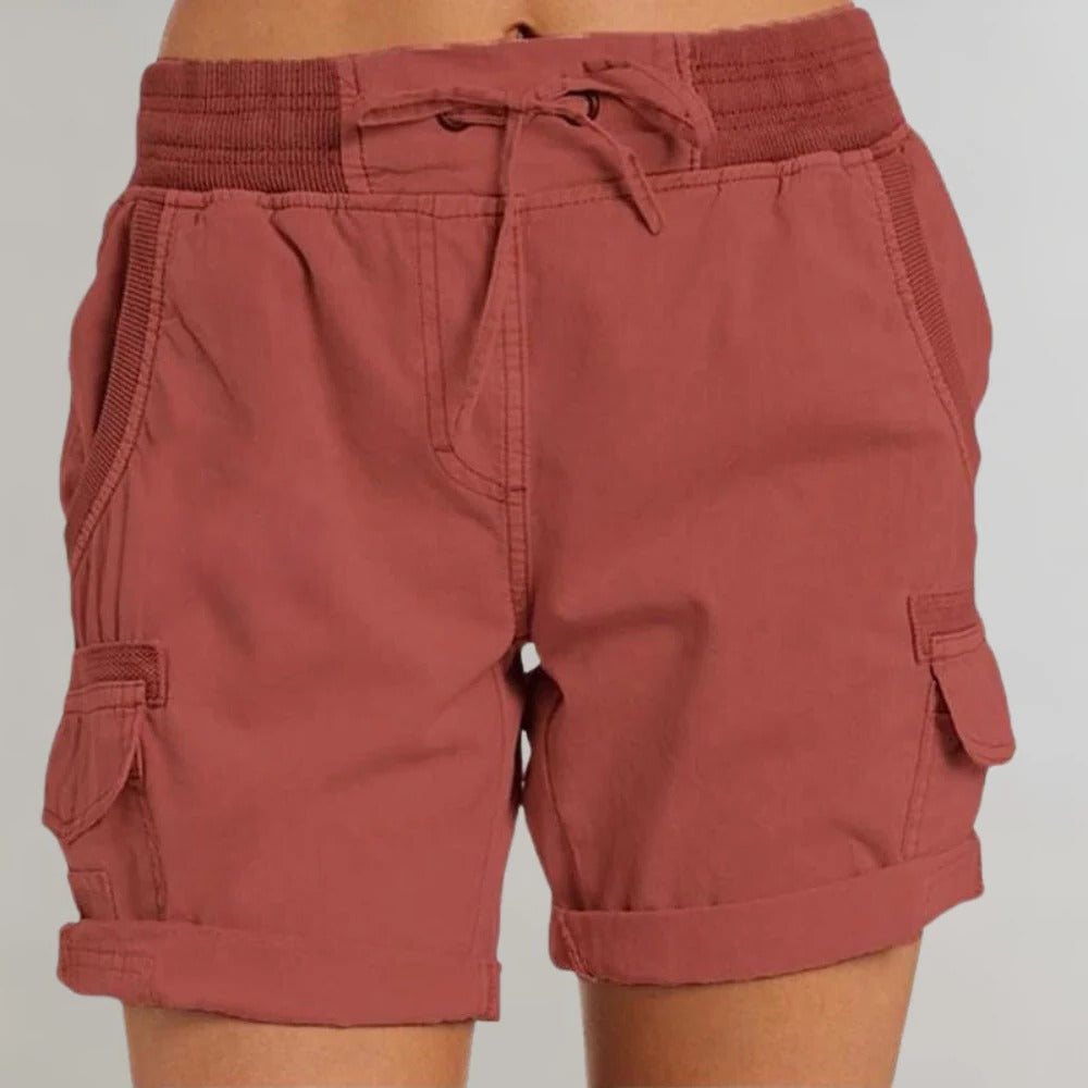 Ladies' Comfort Fit High Waist Shorts