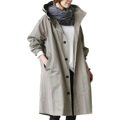 Ladies Waterproof Full Length Trench Coat