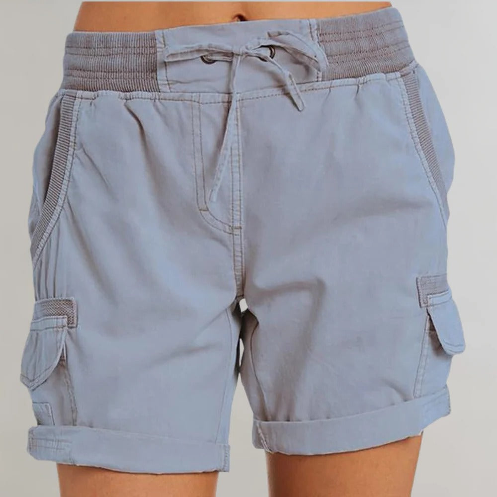 Ladies' Comfort Fit High Waist Shorts - Halri