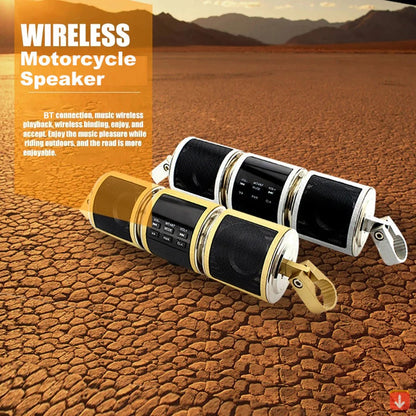 Waterproof Bike Bluetooth Speaker with Radio