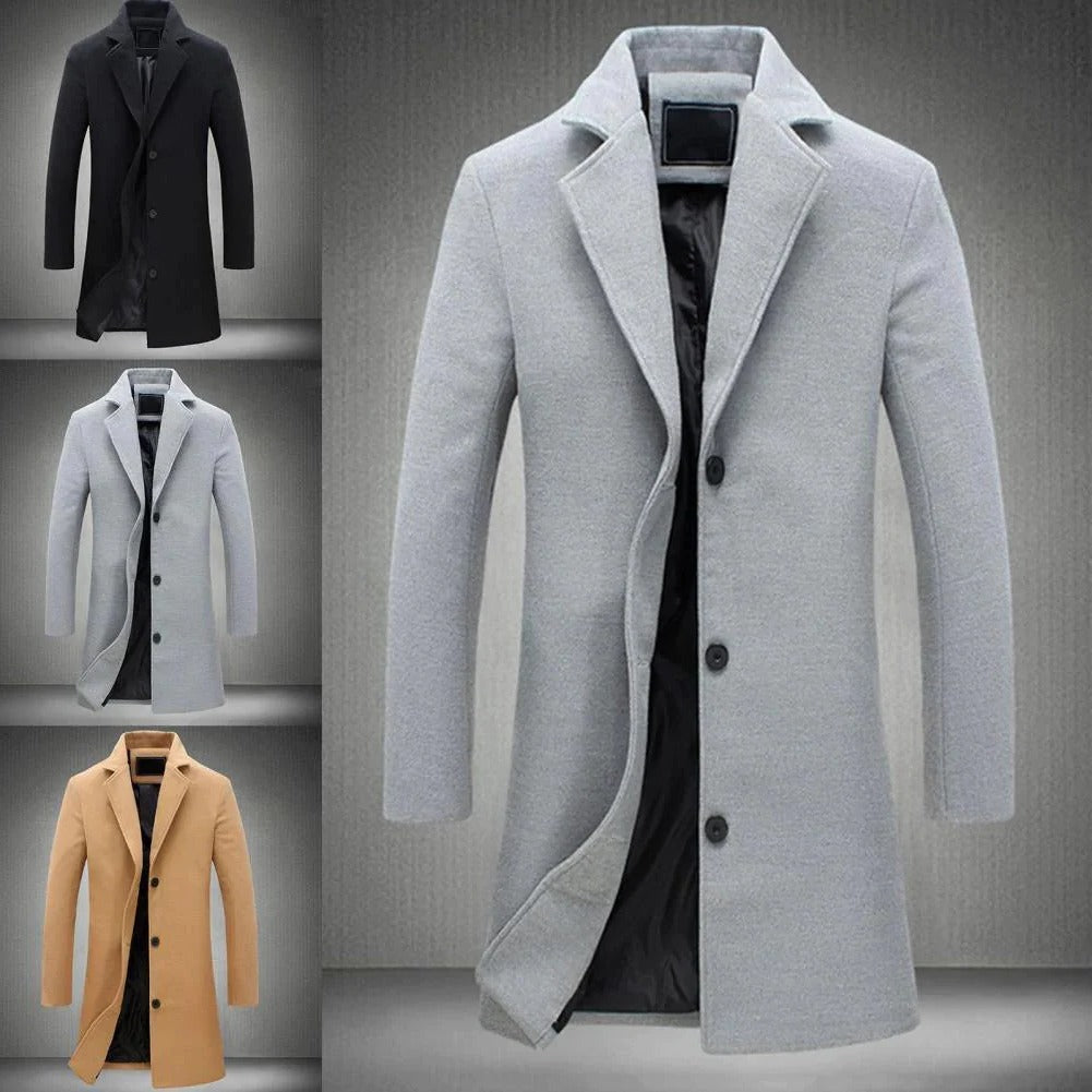 Warm Mens Parka Jacket Coat