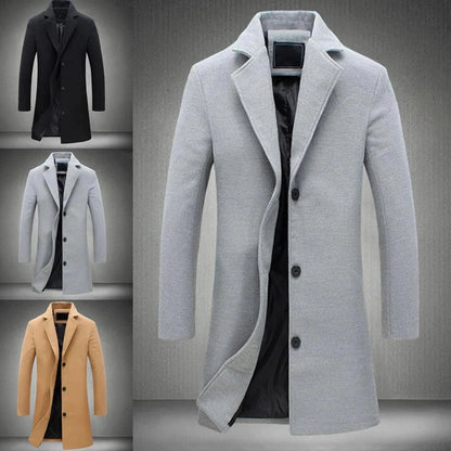 Warm Mens Parka Jacket Coat