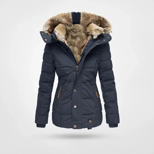 Stylish Insulated Winter Parka with Hood