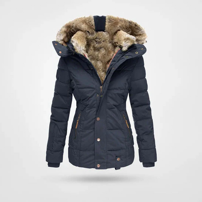 Stylish Insulated Winter Parka with Hood