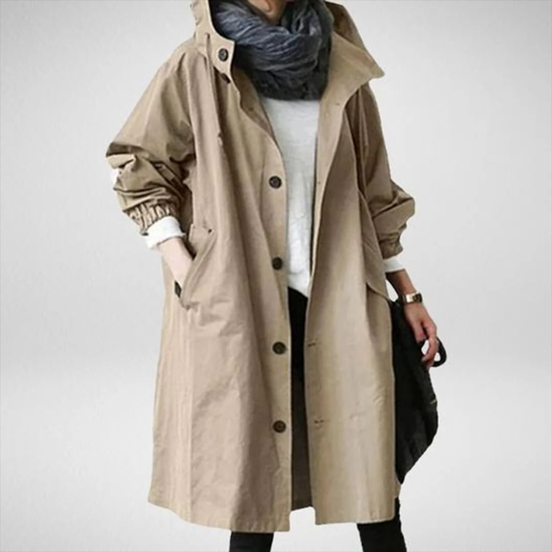 Ladies Waterproof Full Length Trench Coat