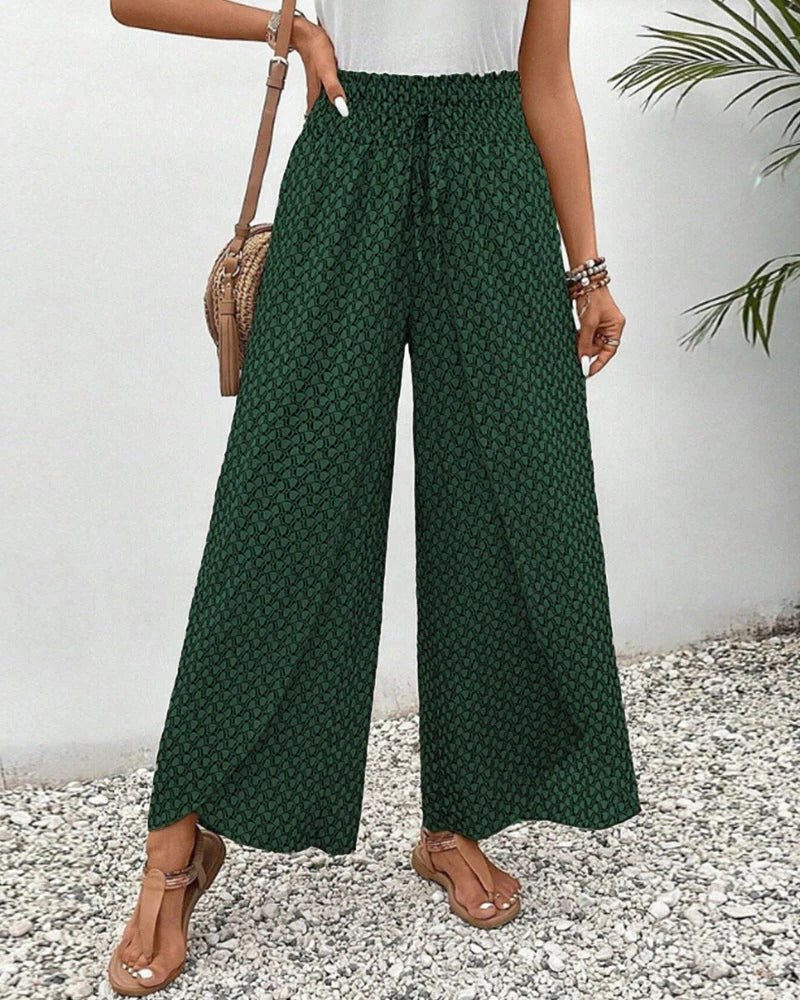 Ladies' Pants With Chic Pattern