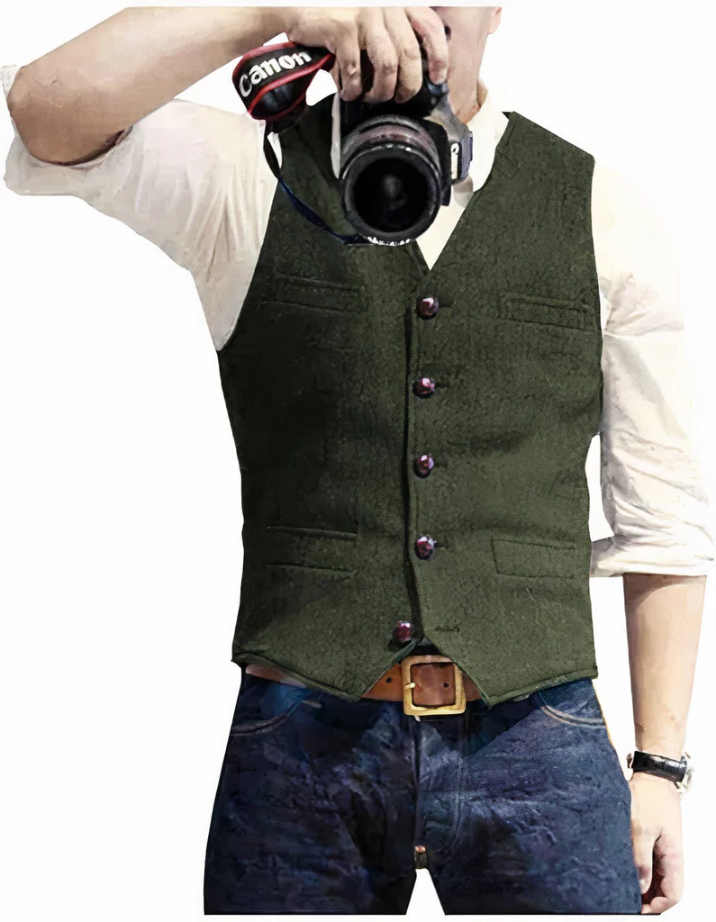 Trendy Men's Vest Jacket