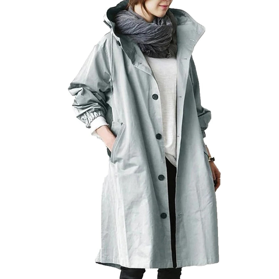 Ladies Waterproof Full Length Trench Coat